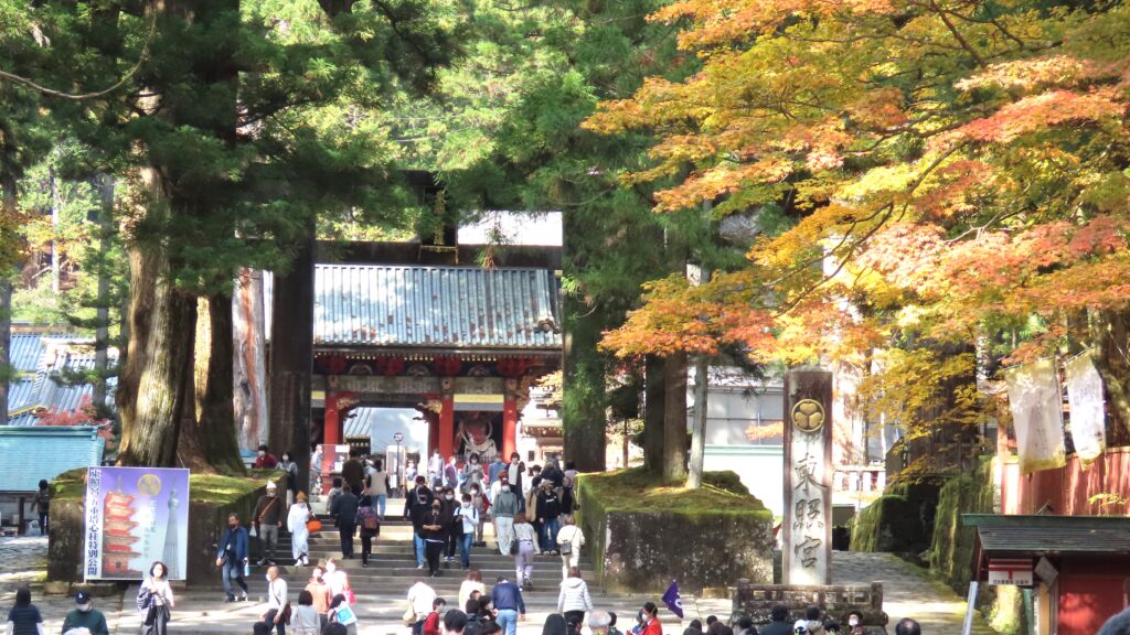 紅葉の東照宮