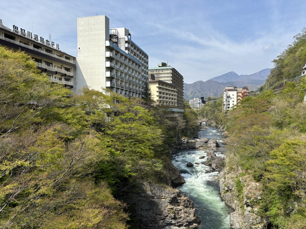 鬼怒川の渓流