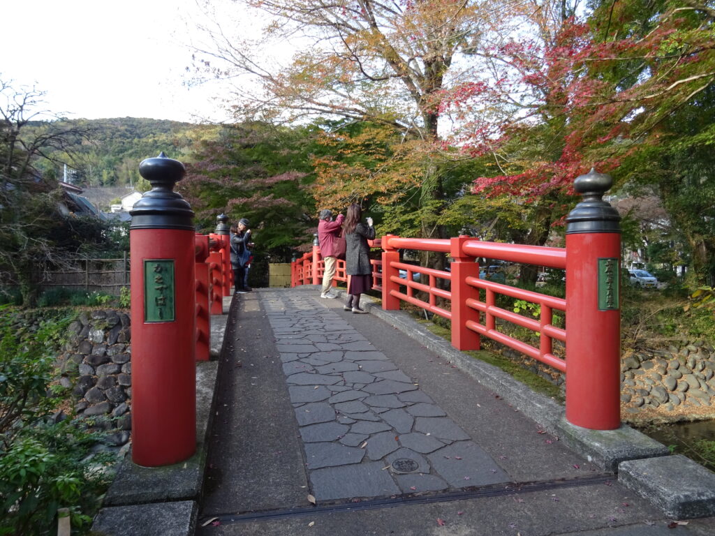 修善寺の楓橋