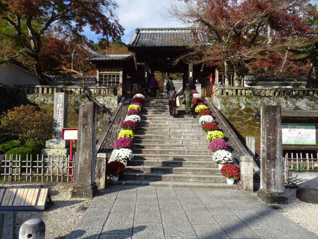 修禅寺前の階段