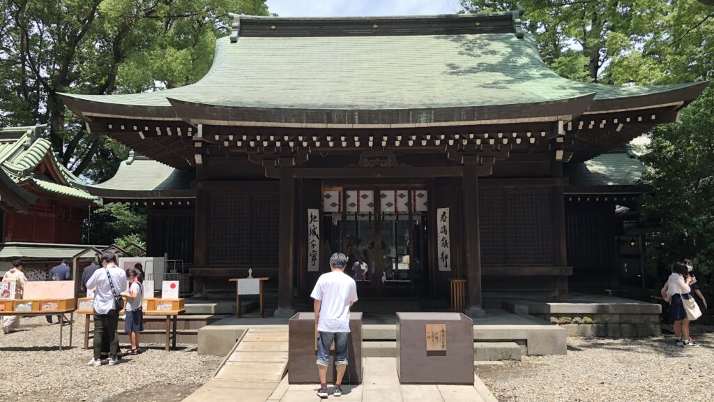 川越氷川神社の拝殿