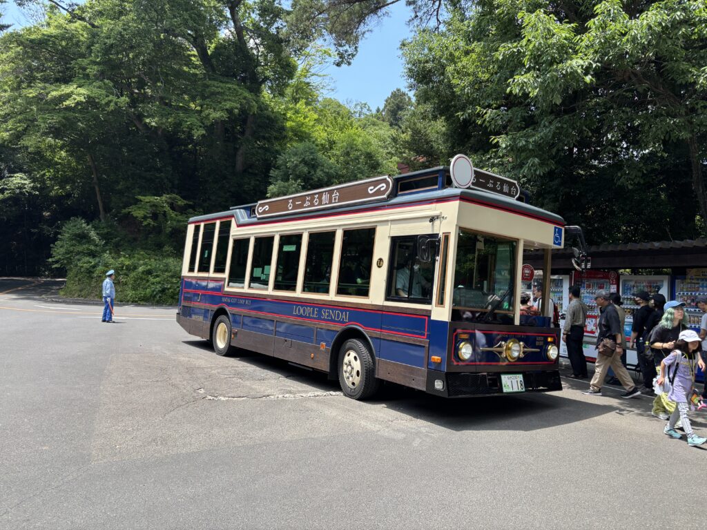 仙台城跡のるーぷる仙台