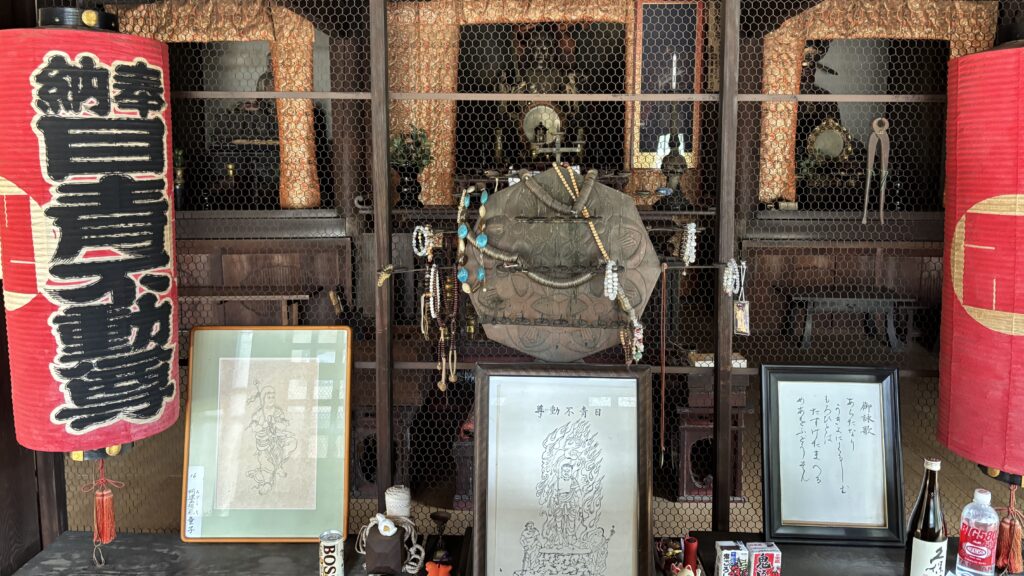 目青不動の不動明王様