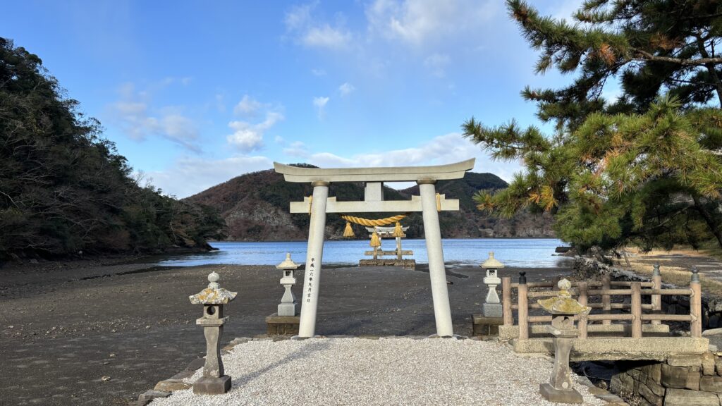 和多都美神社の鳥居