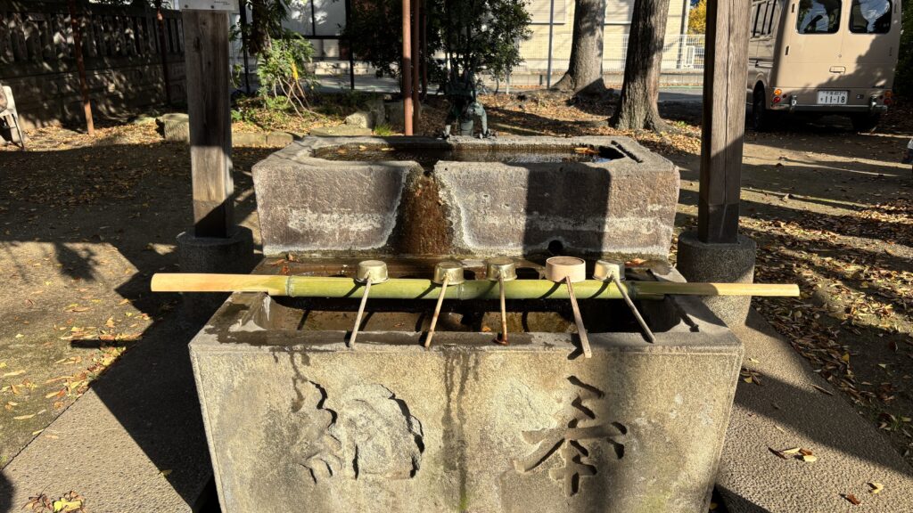 蘇我比咩神社の手水舎