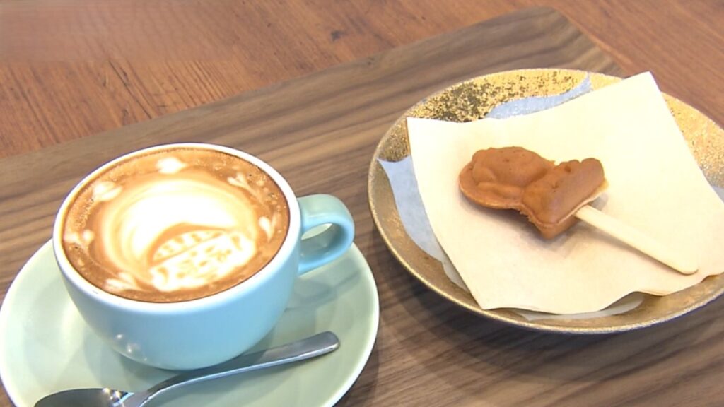 大仏ラテとスイーツ