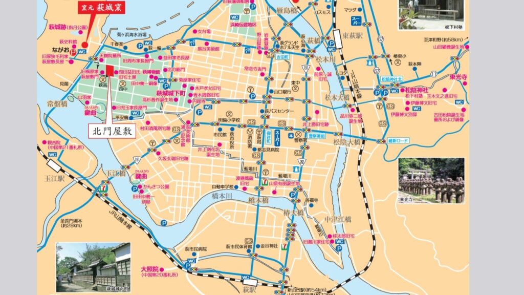 観光マップで御朱印巡り