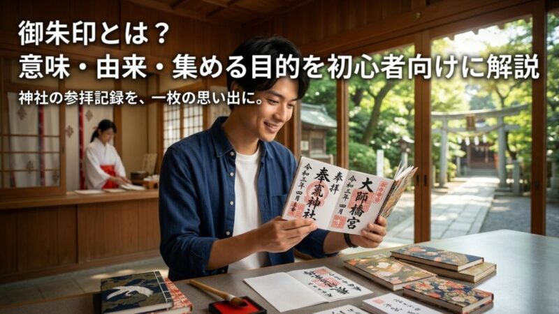 御朱印とは？意味・由来・もらう目的を初心者向けにわかりやすく解説