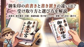 御朱印の直書きと書き置きの違いは？受け取り方と選び方を解説 